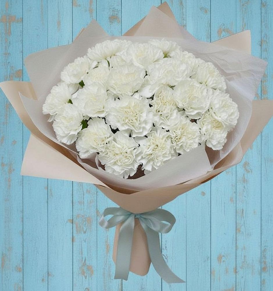 Букет цветов из: Гвоздики в Анастасиевской