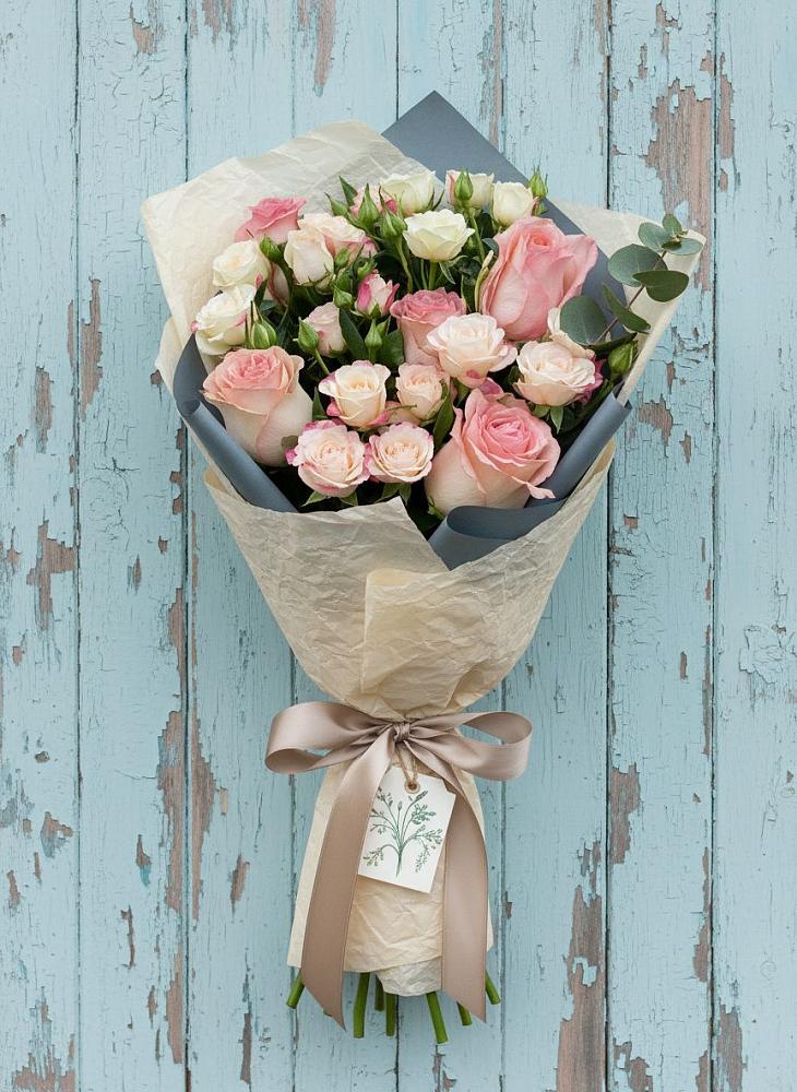 Букет цветов из: Розы в Анастасиевской