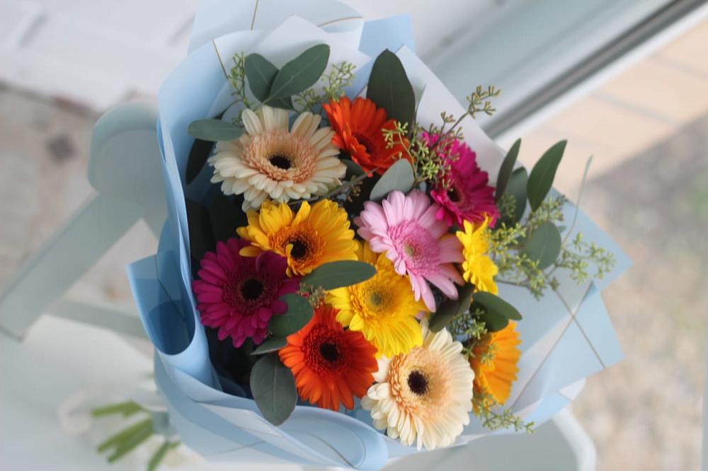 Букет цветов из: Герберы в Анастасиевской