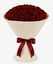 Букет 101 Бордовая роза Блэк Бакарра в Анастасиевской