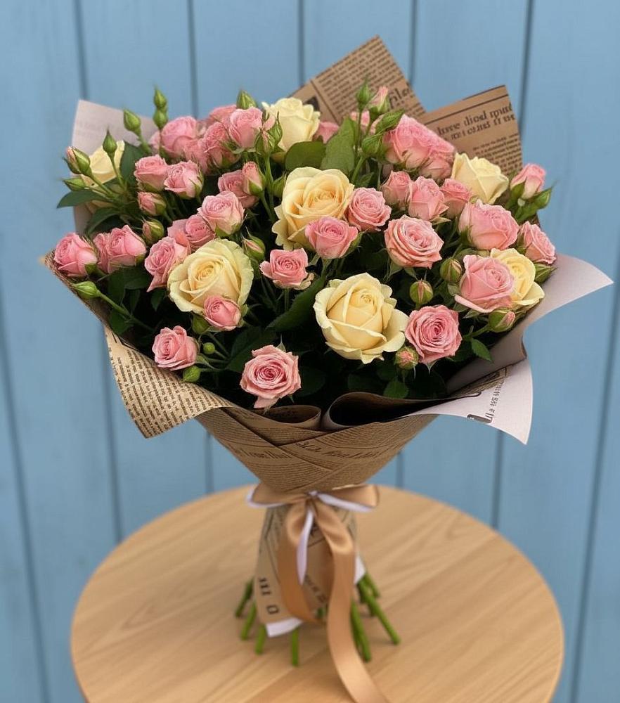 Букет цветов из: Розы в Анастасиевской