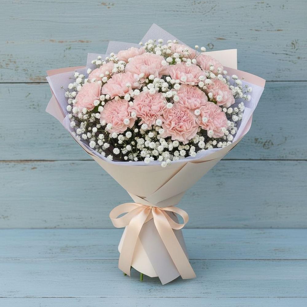 Букет цветов из: Гвоздики в Анастасиевской