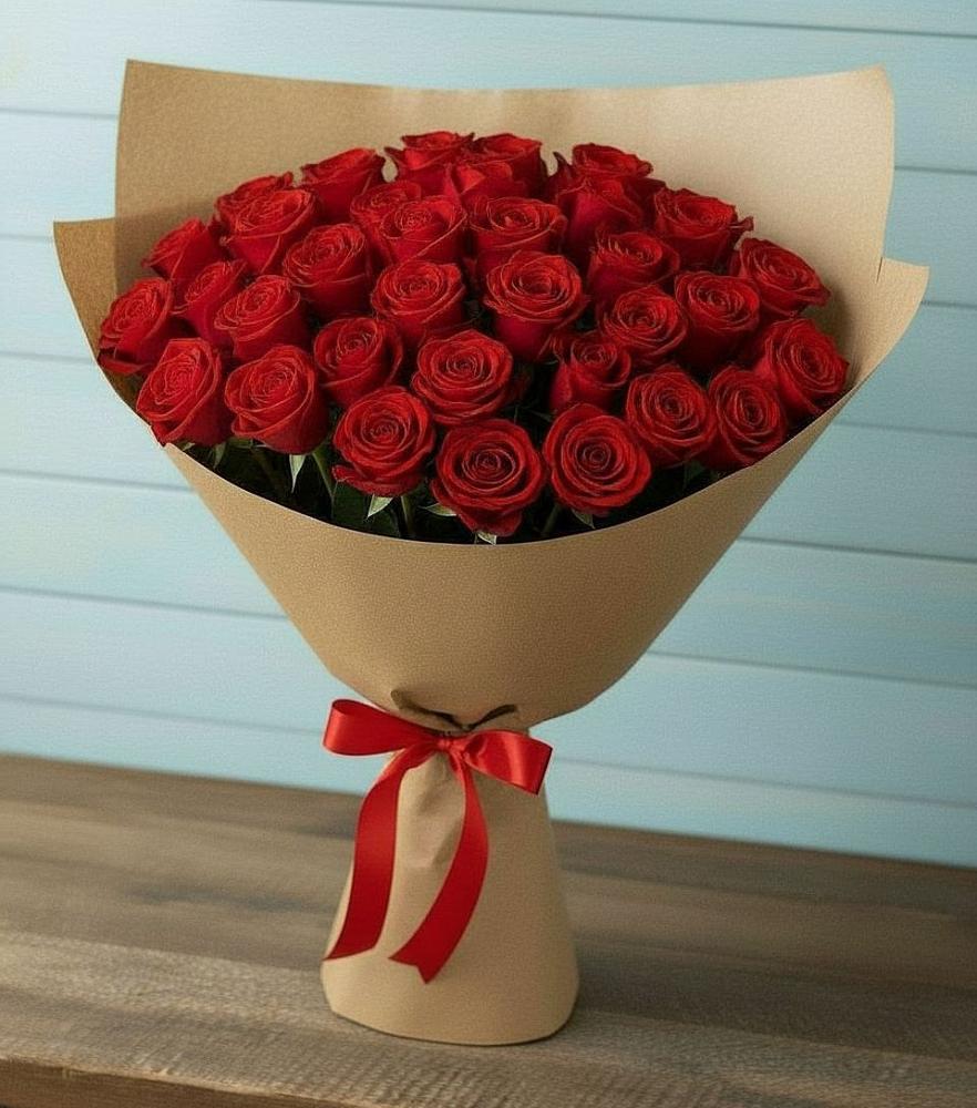 Букет Красные розы Милано в Анастасиевской