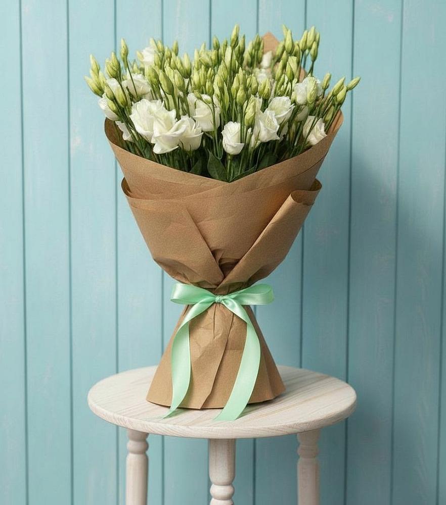 Букет цветов из: Лизиантусы в Анастасиевской