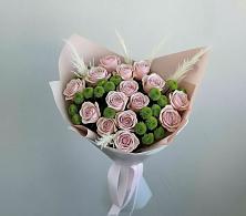 Букет цветов из:  Розы и Хризантемы #REPLACE_PRED# Анастасиевской