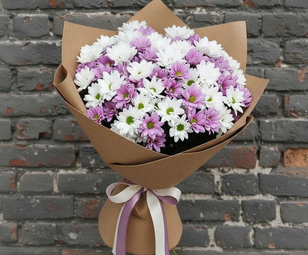 Букет цветов из: Хризантемы в Анастасиевской