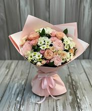 Букет цветов из:  Гвоздики, Розы и Хризантемы #REPLACE_PRED# Анастасиевской