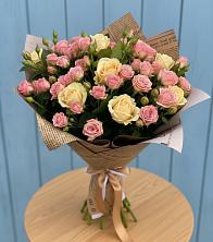 Букет цветов из:  Розы в Анастасиевской