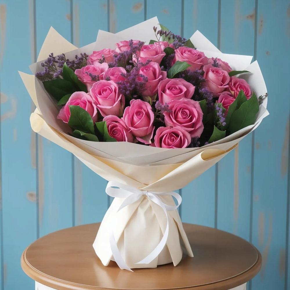 Букет цветов из: Розы в Анастасиевской