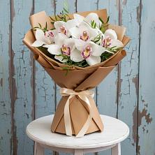 Букет цветов из:  Орхидеи и Розы в Анастасиевской